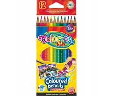 Colorino akvarelinės kreidelės 12 spalvų su teptuku