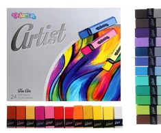 Colorino Artist sausieji pasteliai, 24 spalvos