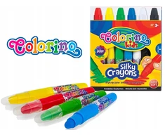 Išsukamos kreidelės 3 in1 COLORINO, 6 spalvos