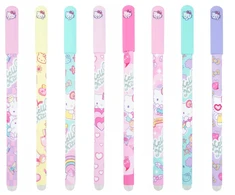 Colorino Ištrinamas gelinis rašiklis Hello Kitty, mėlynas, 8 dizainai