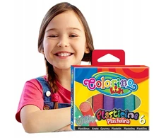 COLORINO PLASTELINA MODELINA DLA DZIECI BROKATOWA