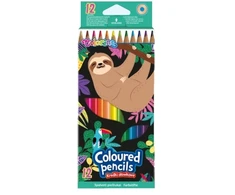 Colorino Spalvoti pieštukai 12 spalvų apvaliu korpusu Wildkid