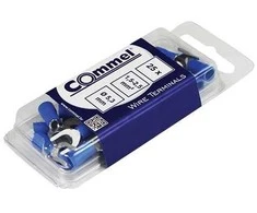 Commel Laidų antgaliai 25vnt./1.5mm2/4.3mm raudoni