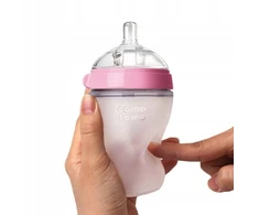 Comotomo: buteliukas nuo pilvo dieglių 250 ml Rožinis 250P-EN