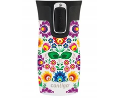 Contigo West Loop Mini 300ml terminis puodelis - Baltas metalikas - Folkloras