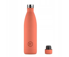 Cool Bottles - Terminis buteliukas 750 mlTrigubas šaltas pastelinis koralas