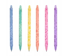 Cool Pack 6 vnt. ištrinami geliniai rašikliai Pastel automatiniai, 0.5mm
