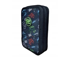 Cool Pack Coolpack Jumper 2 Dvigubas Mokyklinis Pieštukų Dėklas su Piešimo Priemonėmis