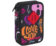 Cool Pack Coolpack Jumper 2 Dvigubas Pieštukų Dėklas su Mokyklinėmis Priemonėmis