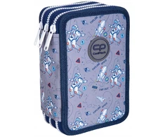 Cool Pack Forminis trijų skyrių penalas su priedais CoolPack Jumper 3 Cosmic