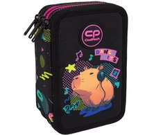 Cool Pack Coolpack Jumper 3 Trivietis pieštukų dėklas su priedais Capybara Music F067961