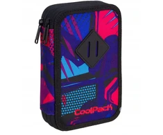 Cool Pack Coolpack Jumper Mokyklinis Pieštukų Dėklas su Įranga - Rožinis Abstrakcija