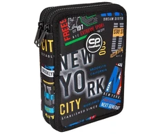Cool Pack Coolpack Xl Big City Dvigubas Mokyklinis Pieštukų Dėklas su Įranga