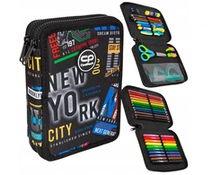 Cool Pack Coolpack Xl Big City Dvigubas Mokyklinis Pieštukų Dėklas su Įranga