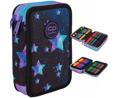 Cool Pack Double decker school pencil case with equipment CoolPack Jumper 2 Star Night