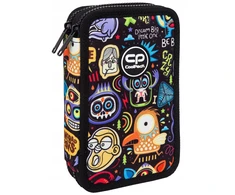 Cool Pack Forminis dviejų skyrių penalas su priedais CoolPack Jumper 2 Scary stickers F066696