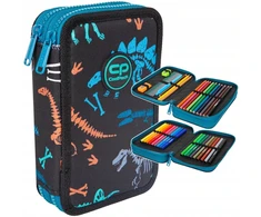 Cool Pack Forminis dviejų skyrių penalas su priedais CoolPack Jumper 2 Fossil F066700