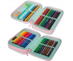 Cool Pack Forminis dviejų skyrių penalas su priedais CoolPack Jumper 2 Gradient Strawberry F066754
