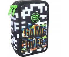 Cool Pack Forminis trijų skyrių penalas su priedais CoolPack Jumper 3 Game over F067679