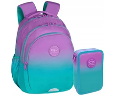 Cool Pack Kuprinė ir penalas mergaitei "coolpack" turkio ir violetinė