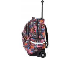 Cool Pack Kuprinė su ratukais ir ištraukiama rankena CoolPack Starr Trolley Basketball, krepšinis, C35231