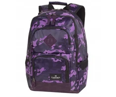 Cool Pack Merginų mokyklinė kuprinė Coolpack Unit Camo Violet 26l