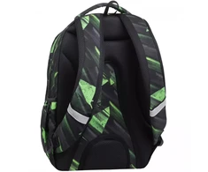 Cool Pack Mokyklinė kuprinė CoolPack 4–8 kl. Drafter Žalias Mirror juoda