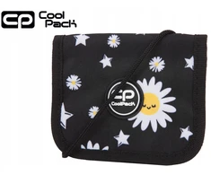 Cool Pack Portfel Coolpack Nill Daisy Juodas Patio