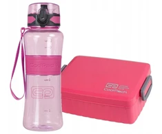 Cool Pack Rinkinys: Rožinė maisto dėžutė ir 550 ml gertuvė