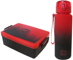 Cool Pack Rinkinys ŚNIADANIÓWKA + BIDON COOLPACK GRADIENT CRANBERRY, COOLPACK PATIO
