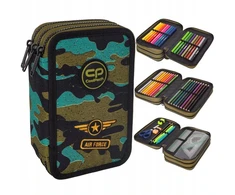 Cool Pack Trijų skyrių pieštukinė CoolPack su priedais oro pajėgos