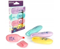 Cool Pack ZAKREŚLACZE mini STITCH 4SZT piękne pastelowe kolory