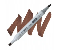 Copic Ciao flomasteris su dvia galais - E29 Sudeginta ruda