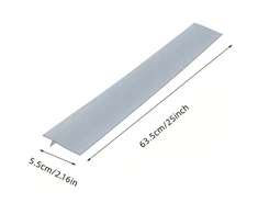 Counter Gap dangtis Silikoninis karščiui atsparus orkaitės šoninio tarpo užpildas pilkas