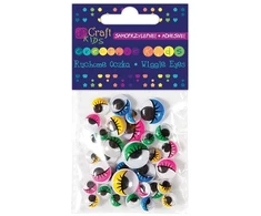 Craft Dallprint Lipnios judančios akys sp.su blakstienomis 36vnt
