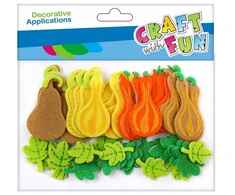 Craft With Fun Filco dekoracijos "moliūgai" lipnios, 48 vnt.