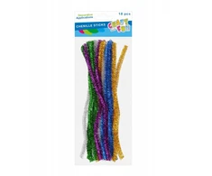 Craft With Fun Kūrybiniai blizgučių vielos, 18 vnt.