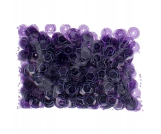 Craft With Fun Violetiniai skaidrūs apvalūs blizgučiai 8mm, 14g