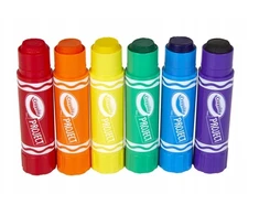 Crayola, Inc. 6 spalvų Crayola plakatų dažai – netoksiškų dažų rinkinys tapybai