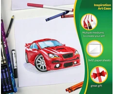 Crayola, Inc. Crayola 140 vnt. rinkinys: flomasteriai, kreidelės, pieštukai