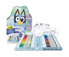 Crayola, Inc. Crayola Bluey Rinkinys artystyczny kolorowanki vaikams, naklejki i flamastry 47el.
