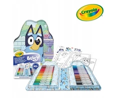 Crayola, Inc. Crayola Bluey Rinkinys artystyczny kolorowanki vaikams, naklejki i flamastry 47el.