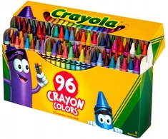 Crayola, Inc. Crayola kreidelės vaikams, 96 spalvos su drožtuku