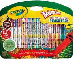 Crayola, Inc. VAIKŲ DIENOS KREIDĖLIAI SUKIAMI KREDĖLIŲ RINKINYS 40 ELEMENTŲ.