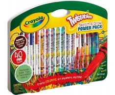 Crayola, Inc. VAIKŲ DIENOS KREIDĖLIAI SUKIAMI KREDĖLIŲ RINKINYS 40 ELEMENTŲ.