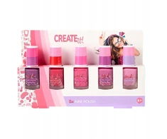 Create It! Nagų lakas rinkinys 5 vnt.