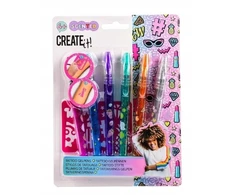 Create It Sukurkite 6 tatuiruočių žymeklius su trafaretu kvepiančia dovana