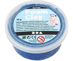 Creativ Masa Foam Clay Brokatowa Žydra 35 g