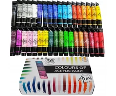 Creative Artist AKRILINIAI DAŽAI DIDELIS AKRILINIŲ DAŽŲ RINKINYS 36x20ml AKRILINIAI DAŽAI