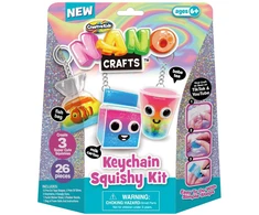 ORBICO Creative Kids NANO CRAFT žaislas Creative Tape Key Chain rinkinys KEYCHAIN ​​SQUISHY 26 vnt.